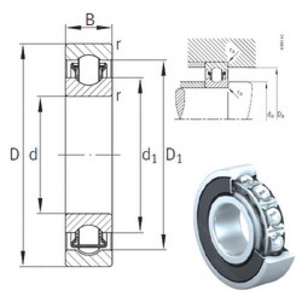 needle roller thrust bearing catalog BXRE205-2RSR INA #1 image