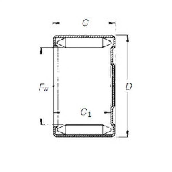 needle roller thrust bearing catalog DLF 12 12 Timken #1 image