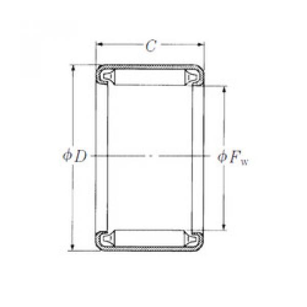 needle roller thrust bearing catalog F-1413 NSK #1 image