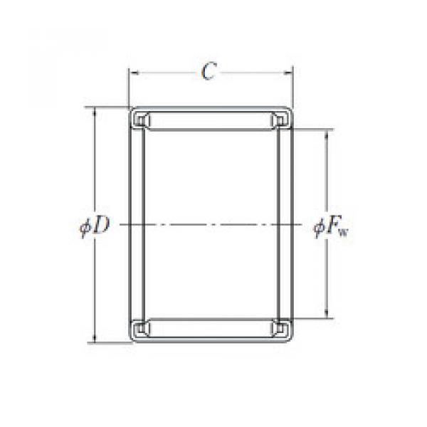 needle roller thrust bearing catalog F-1416 NSK #1 image