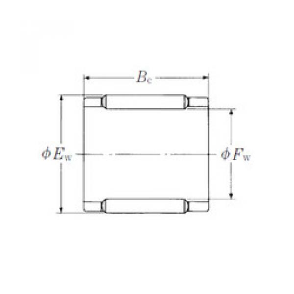 needle roller thrust bearing catalog FBN-121616-E NSK #1 image