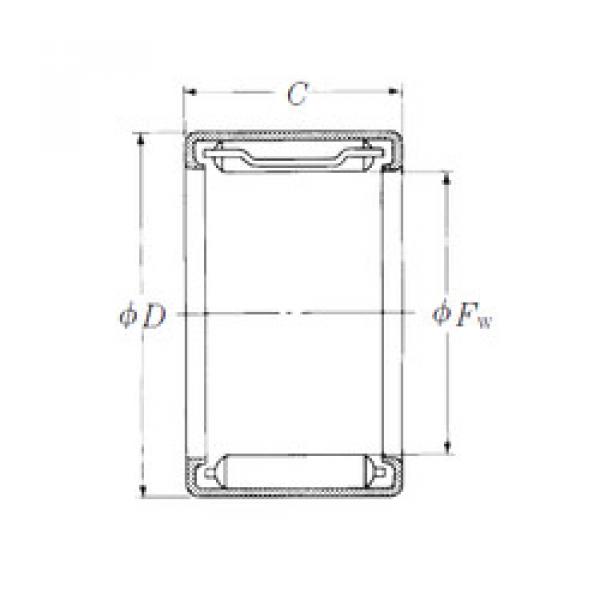 needle roller thrust bearing catalog FJ-1015L NSK #1 image