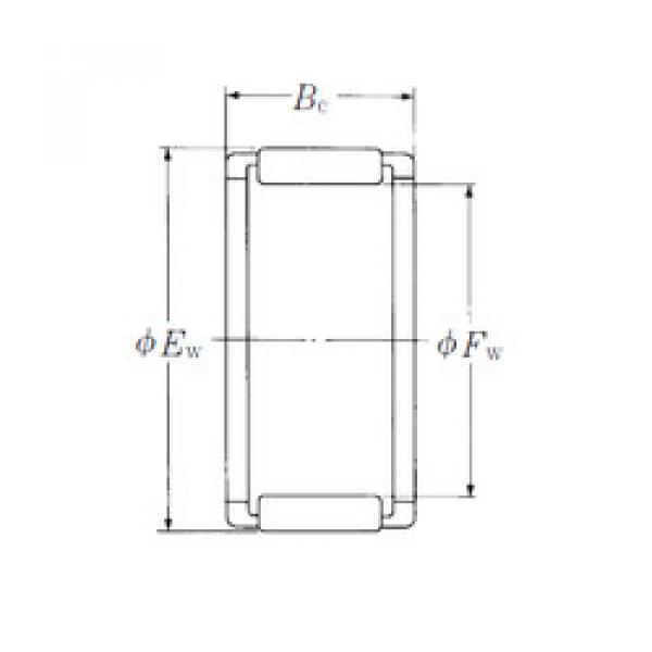 needle roller thrust bearing catalog FWF-141910-E NSK #1 image