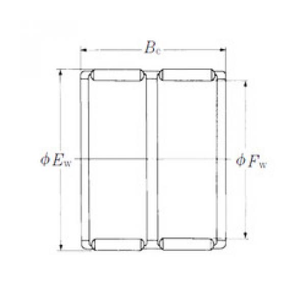 needle roller thrust bearing catalog FWF-202540W NSK #1 image