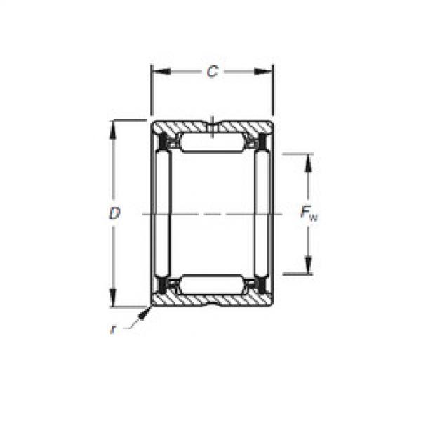 needle roller thrust bearing catalog HJ-101816,2RS Timken #1 image