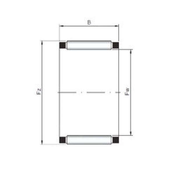 needle roller bearing sleeve K28x33x13 ISO #1 image