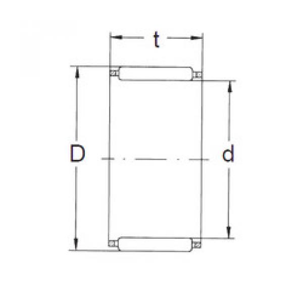 needle roller bearing sleeve K28X33X27 FBJ #1 image