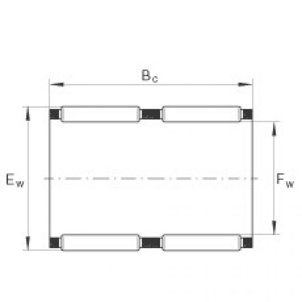 needle roller bearing sleeve K58X65X36-ZW INA #1 image