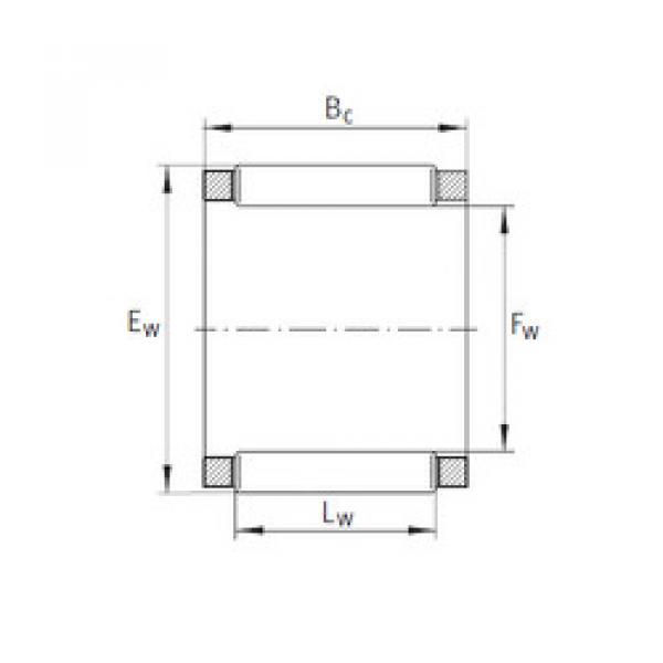 needle roller bearing sleeve KBK 12x16x13 INA #1 image