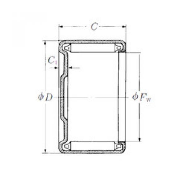 needle roller bearing sleeve M-10121 NSK #1 image