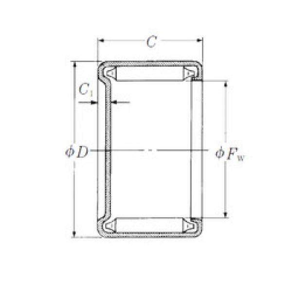 needle roller bearing sleeve M-361 NSK #1 image