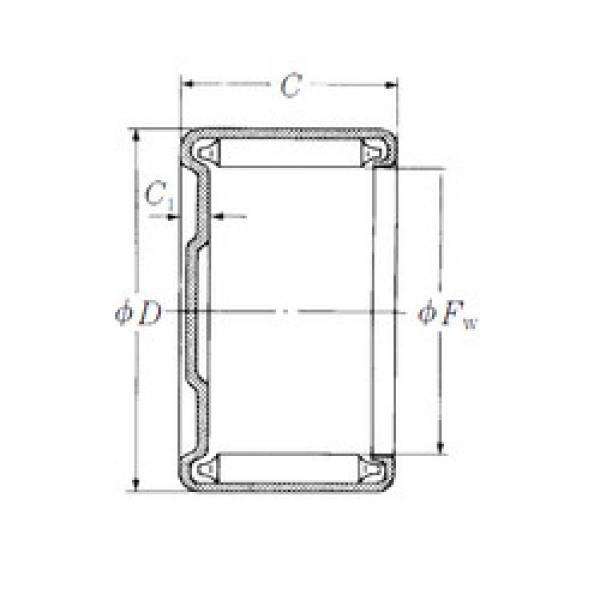 needle roller bearing sleeve MF-1010 NSK #1 image