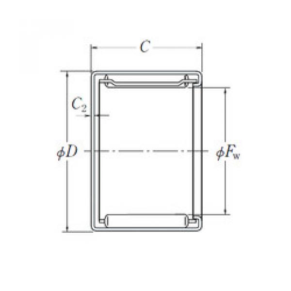 needle roller bearing sleeve MFJ-2012 NSK #1 image