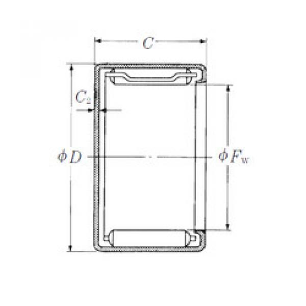 needle roller bearing sleeve MFJ-3016L NSK #1 image