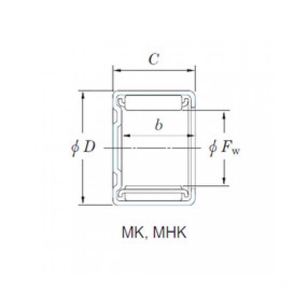 needle roller bearing sleeve MHK13121 KOYO #1 image