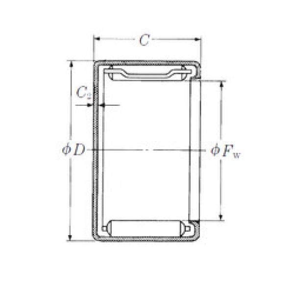 needle roller bearing sleeve MJ-361 NSK #1 image