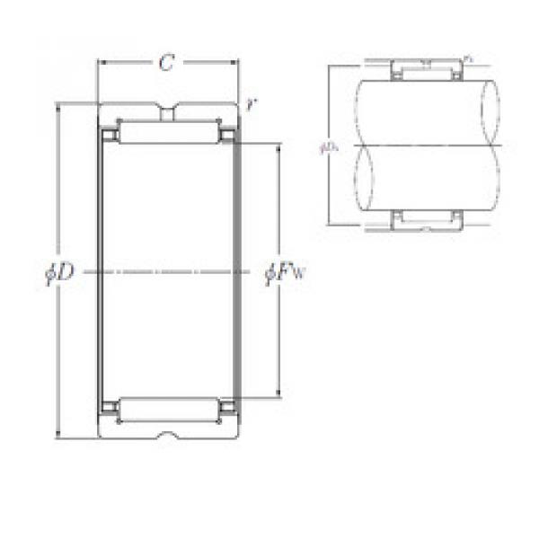 Needle Roller Bearing Manufacture RNA4826 NTN #1 image