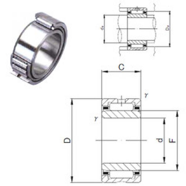 needle roller bearing sleeve NA 49/28 JNS #1 image