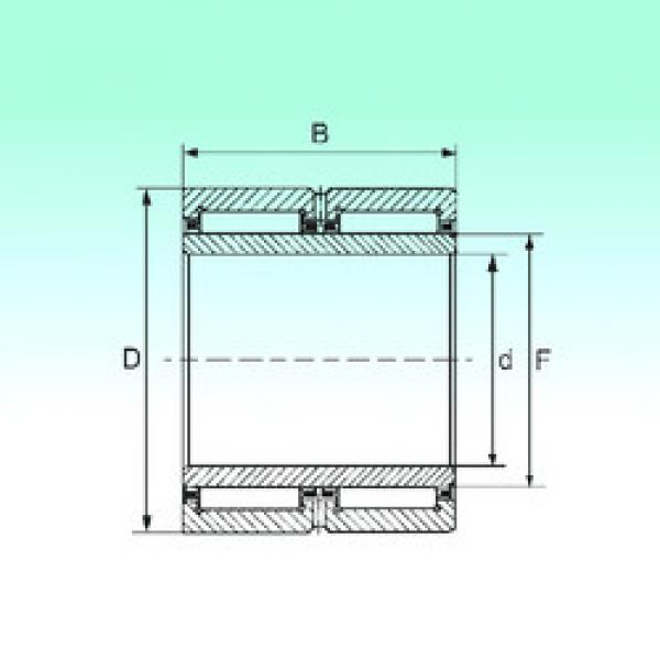 needle roller bearing sleeve NA 6908 ZW NBS #1 image