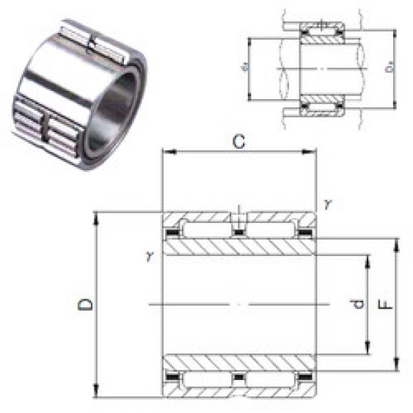 needle roller bearing sleeve NA 6908 JNS #1 image