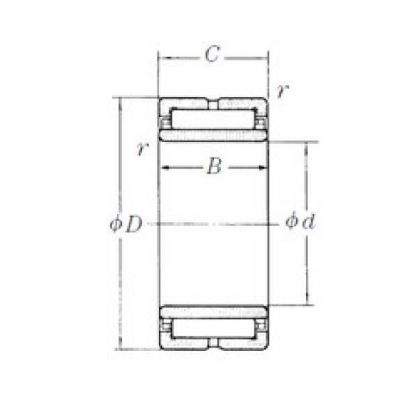 needle roller bearing sleeve NA4824 NSK #1 image