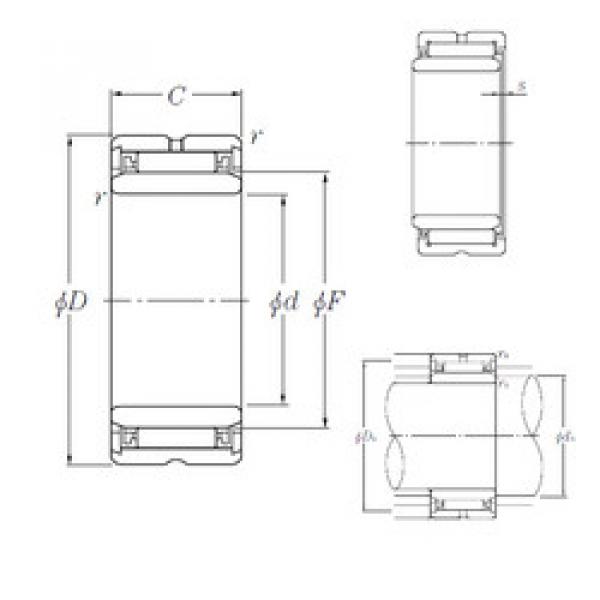 needle roller bearing sleeve NA495T2 NTN #1 image