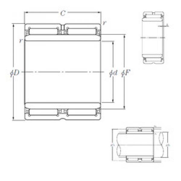 needle roller bearing sleeve NA6904R NTN #1 image