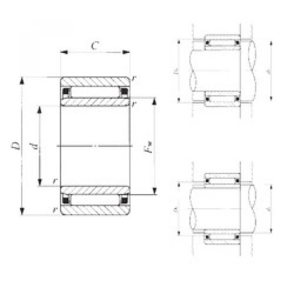 needle roller bearing sleeve NAF 122812 IKO #1 image