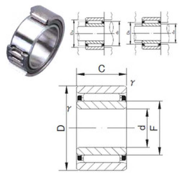 needle roller bearing sleeve NAF 102213 JNS #1 image