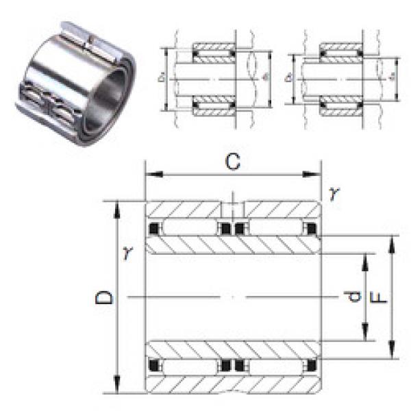 needle roller bearing sleeve NAFW 122420 JNS #1 image