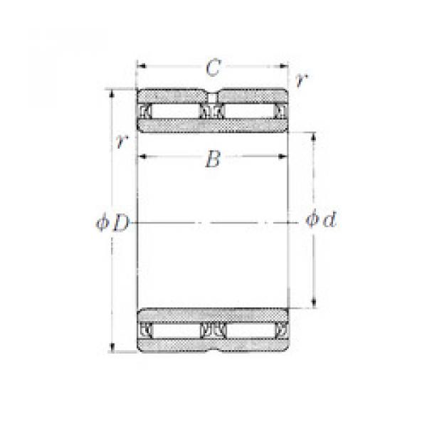 needle roller bearing sleeve NAFW122420 NSK #1 image