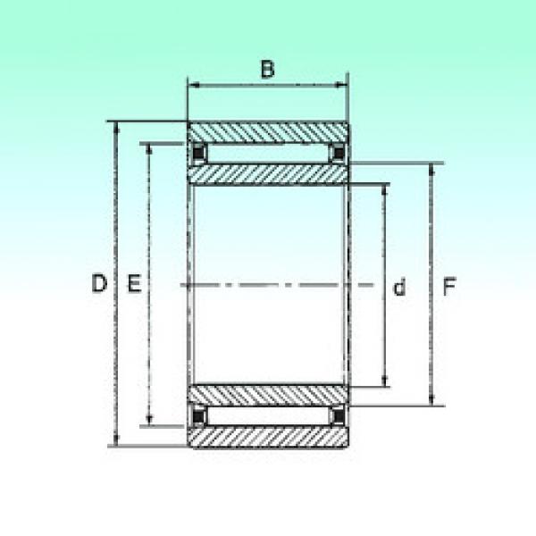 needle roller bearing sleeve NAO 12x24x20 NBS #1 image