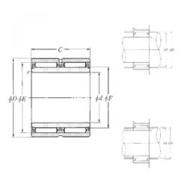 needle roller bearing sleeve NAO-10×22×20ZW NTN #1 image