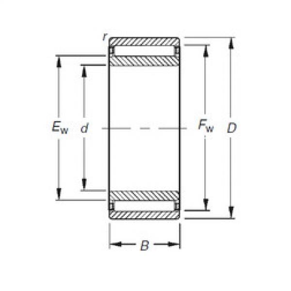 needle roller bearing sleeve NAO10X22X20 Timken #1 image