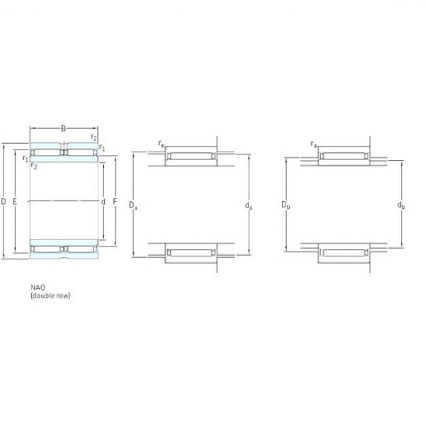 needle roller bearing sleeve NAO30x45x26 SKF #1 image