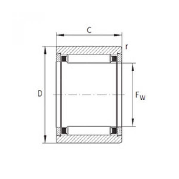 needle roller bearing sleeve NK 5/10-TN-XL INA #1 image