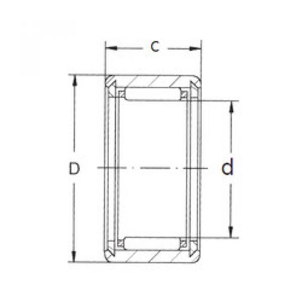 needle roller bearing sleeve NK10/12 FBJ #1 image