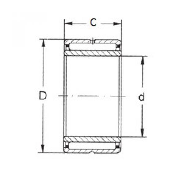 needle roller bearing sleeve NKI 10/16 FBJ #1 image