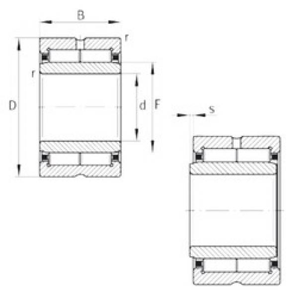 needle roller bearing sleeve NKI35/20-TW-XL INA #1 image