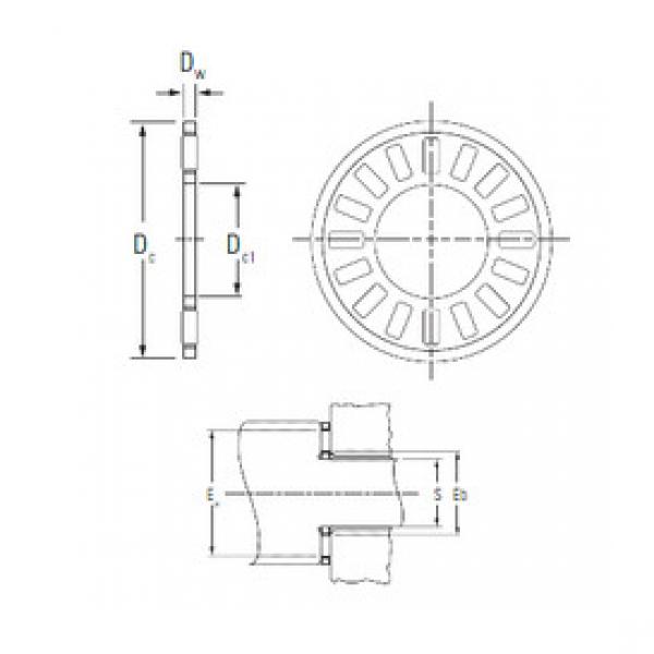 Needle Roller Bearing Manufacture NTA-2233 KOYO #1 image