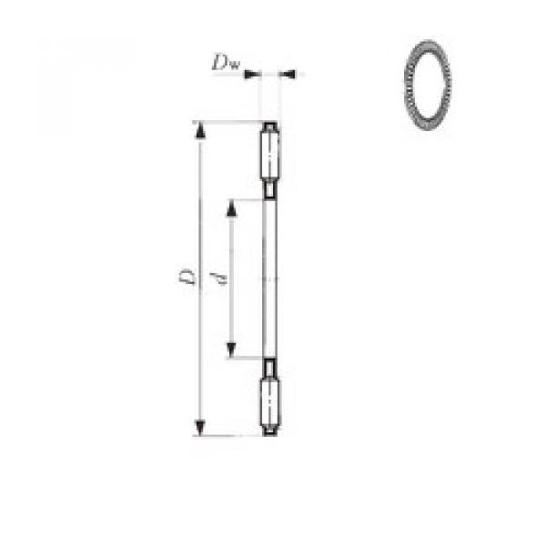 Needle Roller Bearing Manufacture NTB 100135 IKO #1 image