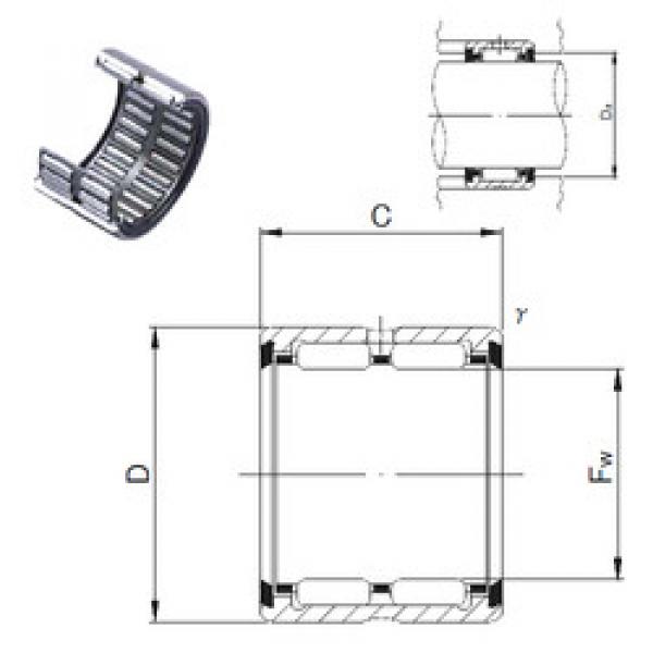 Needle Roller Bearing Manufacture RNA 6907UU JNS #1 image