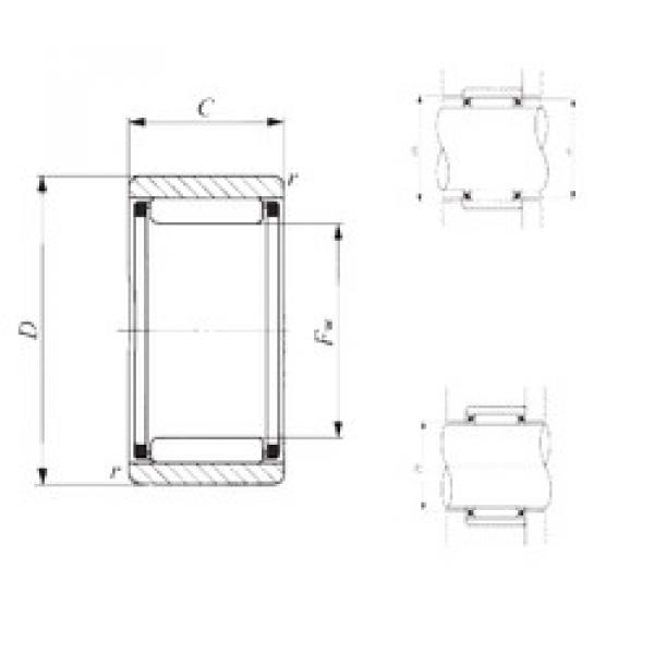 Needle Roller Bearing Manufacture RNAF 101710 IKO #1 image