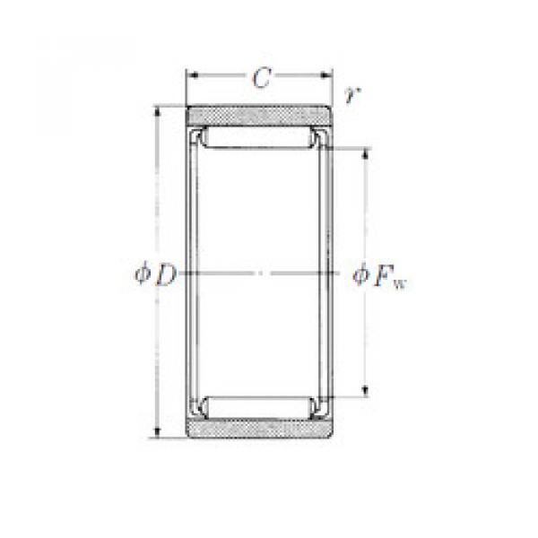 Needle Roller Bearing Manufacture RNAF101710 NSK #1 image