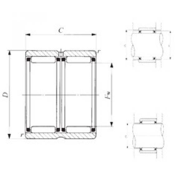 Needle Roller Bearing Manufacture RNAFW 162420 IKO #1 image