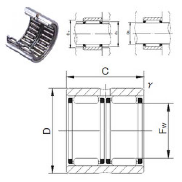 Needle Roller Bearing Manufacture RNAFW172520 JNS #1 image