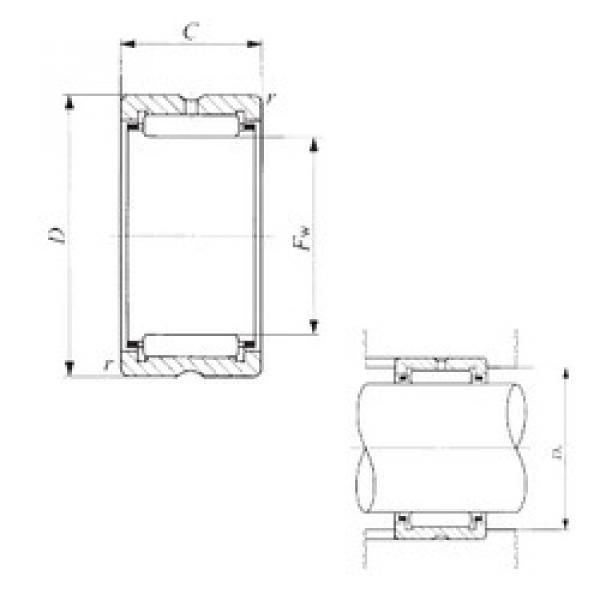 Needle Roller Bearing Manufacture TAF 293830/SG IKO #1 image