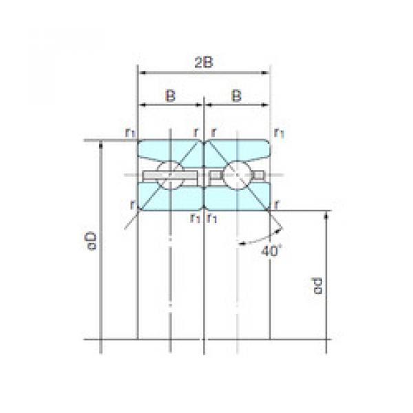 angular contact ball bearing installation 85TBH10DB NACHI #1 image