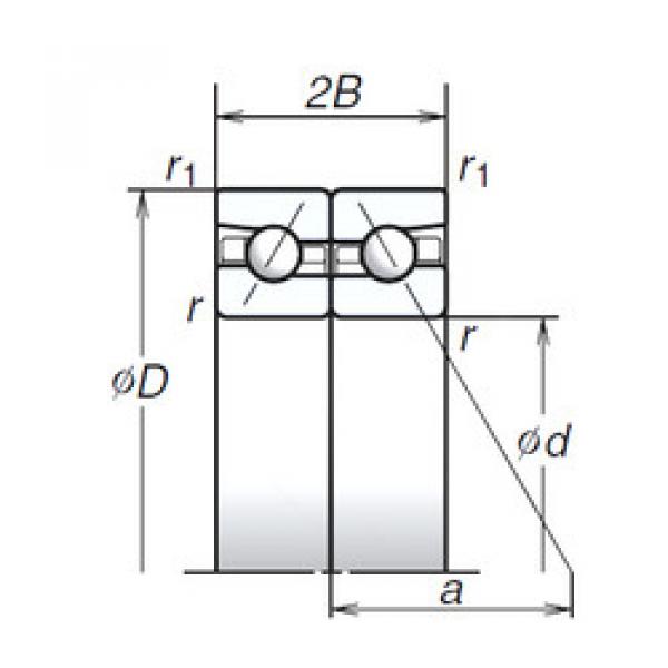 angular contact thrust bearings 110BTR10S NSK #5 image
