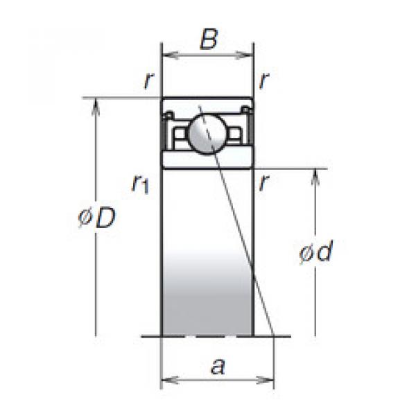 angular contact ball bearing installation 80BER29HV1V NSK #1 image